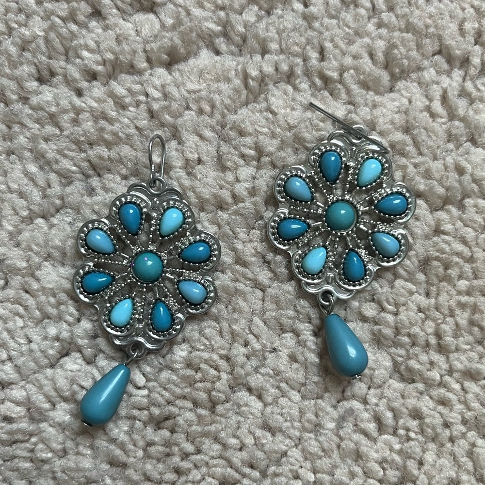 J. Crew Turquoise Earrings